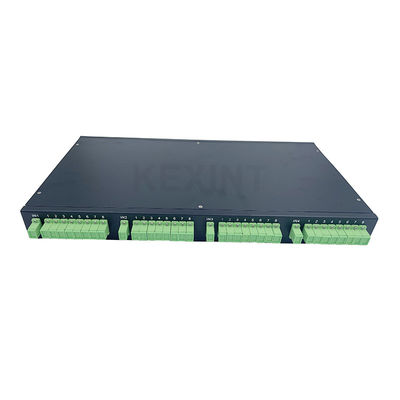 KEXINT 4 X 8 SC APC Fibra óptica PLC Splitter 1U ODF 19 pulgadas panel de parches de fibra óptica