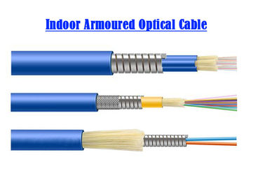 1 ~ 24 tubos acorazados SOS de la sala de ordenadores del cable de fribra óptica del solo modo de la base 0,9 interiores