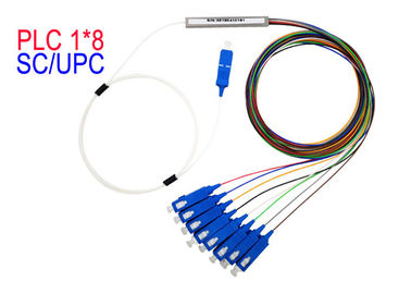 Longitud de onda 1650 de Mini Module Operting del divisor del PLC de la fibra óptica del UPC máxima