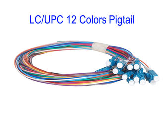 La base de LC/UPC 12 colorea el remiendo de la fibra del cordón de remiendo del SM telegrafía G652D G657A1 G657A2 el 1m el 1.5m