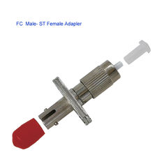 Varón de FC modo a una cara del adaptador de fibra óptica femenino del ST al solo