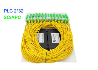 Pérdida de inserción del divisor 3.0m m G657A1 SC/APC 17.2dB del PLC de la fibra óptica de la caja del ABS G657A1