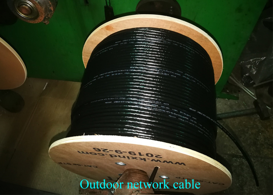 Fuente de alimentación compuesta fotoeléctrica del revés del POE del cable de la red de la fibra óptica de la base G657A2 de CAT6 UTP 2