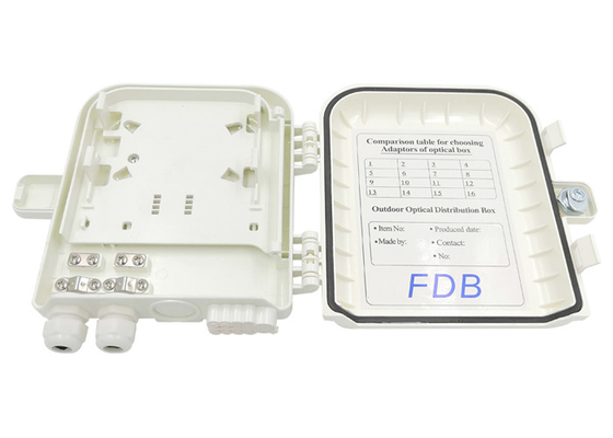 Caja del divisor de la fibra óptica del ABS de la PC de la base SC/FC del tapiz 8