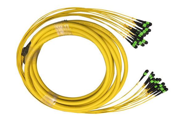 LSZH 500N 72 144 cordón de remiendo de la base 40G 100G SM MTP MPO