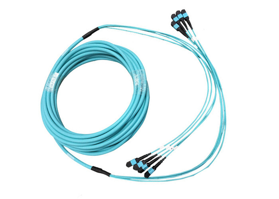 LSZH 500N 72 144 cordón de remiendo de la base 40G 100G SM MTP MPO