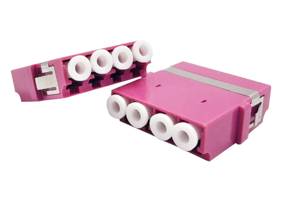 Adaptadores ópticos de la fibra de LC/PC 4P FTTx OM3 para la caja de FTTH