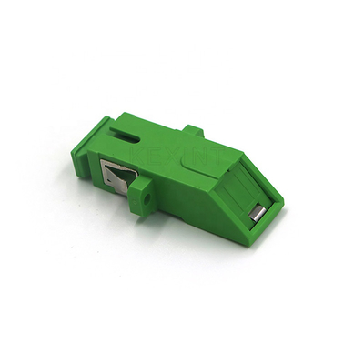 Adaptador óptico del obturador de la fibra verde del SC APC 0.2db FTTH