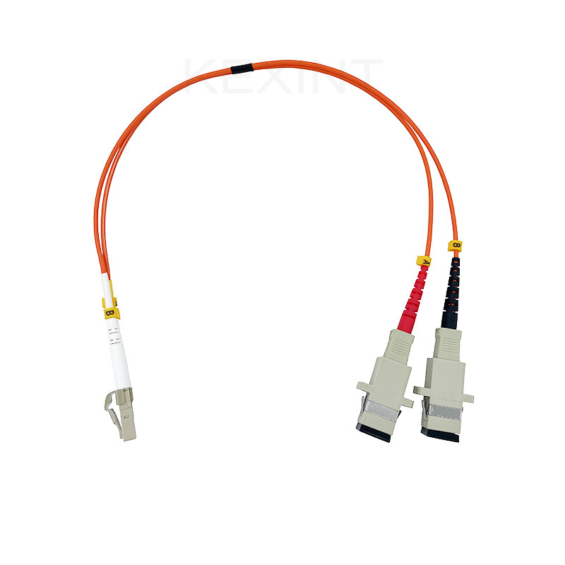 Varón del LC del 1ft del cable del cordón de remiendo de la fibra óptica de KEXINT al dúplex multimodo 50/125 2.0m m de la hembra del SC